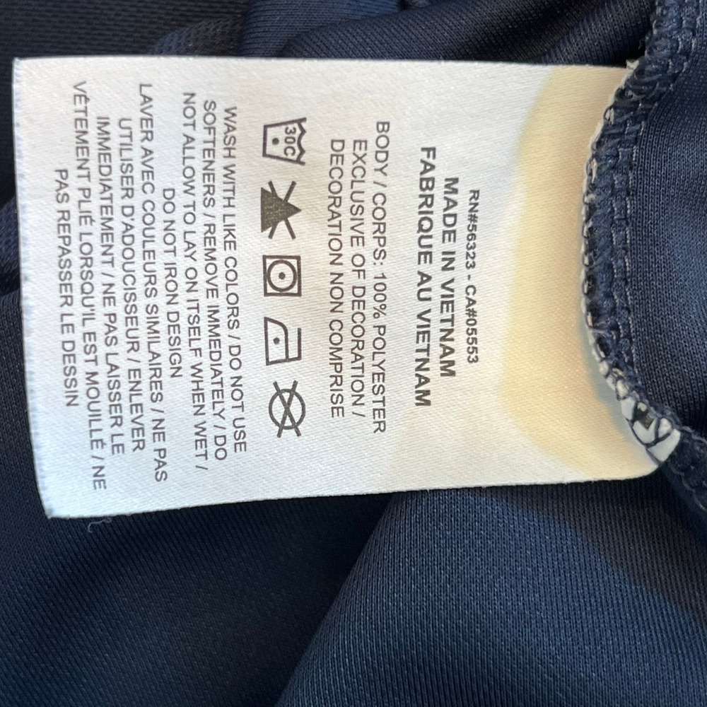 Nike Dri-FIT Mens Polo Shirt Navy Blue Short Sleeve Golf Training Size 1X 1E - Picture 6 of 6